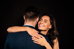 Étroitement de retour arrière derrière la photo belle elle ses yeux chics d'épouse de dame l'a fermé il sa Mme M. conjointe marié photos libres de droits Étroitement de retour arrière derrière la photo belle elle ses yeux chics d'épouse de dame l'a fermé il sa Mme M. conjointe marié photos libres de droits