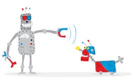 Étude de l'intelligence artificielle illustration de vecteur Étude de l'intelligence artificielle illustration de vecteur