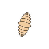 ícone colorido larva do esboço Um dos ícones da coleção para Web site, design web, app móvel ilustração royalty free ícone colorido larva do esboço Um dos ícones da coleção para Web site, design web, app móvel ilustração royalty free