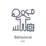 Ícone comportável linear da competência da coleção do esboço dos recursos humanos Linha fina ícone comportável da competência iso ilustração do vetor Ícone comportável linear da competência da coleção do esboço dos recursos humanos Linha fina ícone comportável da competência iso ilustração do vetor