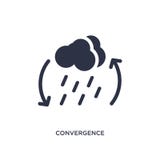 ícone da convergência no fundo branco Ilustração simples do elemento do conceito do tempo ilustração royalty free ícone da convergência no fundo branco Ilustração simples do elemento do conceito do tempo ilustração royalty free