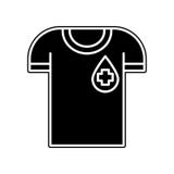 ícone da doação de sangue do tshirt Elemento da doação de sangue para o conceito e o ícone móveis dos apps da Web Glyph, ícone li ilustração stock ícone da doação de sangue do tshirt Elemento da doação de sangue para o conceito e o ícone móveis dos apps da Web Glyph, ícone li ilustração stock