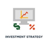 ícone da estratégia de investimento análise financeira, taxa de juro, crescimento do capital, revisão dos dados no projeto deskto ilustração royalty free ícone da estratégia de investimento análise financeira, taxa de juro, crescimento do capital, revisão dos dados no projeto deskto ilustração royalty free