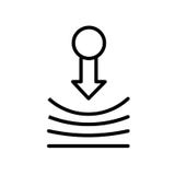 ícone da resiliência isolado no fundo branco ilustração do vetor ícone da resiliência isolado no fundo branco ilustração do vetor