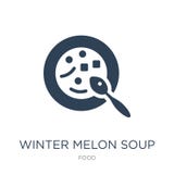 ícone da sopa do melão de inverno no estilo na moda do projeto ícone da sopa do melão de inverno isolado no fundo branco ícone do ilustração royalty free ícone da sopa do melão de inverno no estilo na moda do projeto ícone da sopa do melão de inverno isolado no fundo branco ícone do ilustração royalty free