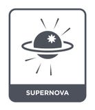 ícone da supernova no estilo na moda do projeto ícone da supernova isolado no fundo branco plano simples e moderno do ícone do ve ilustração do vetor ícone da supernova no estilo na moda do projeto ícone da supernova isolado no fundo branco plano simples e moderno do ícone do ve ilustração do vetor