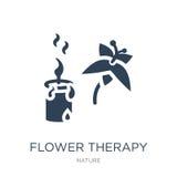 ícone da terapia da flor no estilo na moda do projeto ícone da terapia da flor isolado no fundo branco ícone do vetor da terapia ilustração do vetor ícone da terapia da flor no estilo na moda do projeto ícone da terapia da flor isolado no fundo branco ícone do vetor da terapia ilustração do vetor
