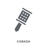 Ícone de Cabasa da coleção da música ilustração royalty free Ícone de Cabasa da coleção da música ilustração royalty free