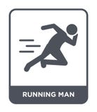 ícone de corrida do homem no estilo na moda do projeto Ícone running do homem isolado no fundo branco ícone de corrida do vetor d ilustração royalty free ícone de corrida do homem no estilo na moda do projeto Ícone running do homem isolado no fundo branco ícone de corrida do vetor d ilustração royalty free