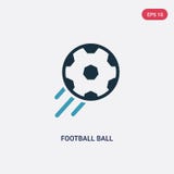?cone de duas cores do vetor da bola do futebol do conceito dos esportes o s?mbolo azul isolado do sinal do vetor da bola do fute ilustração royalty free ?cone de duas cores do vetor da bola do futebol do conceito dos esportes o s?mbolo azul isolado do sinal do vetor da bola do fute ilustração royalty free