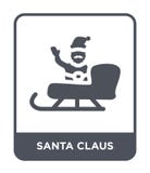 ícone de Papai Noel no estilo na moda do projeto ícone de Papai Noel isolado no fundo branco ícone do vetor de Papai Noel simples ilustração royalty free ícone de Papai Noel no estilo na moda do projeto ícone de Papai Noel isolado no fundo branco ícone do vetor de Papai Noel simples ilustração royalty free