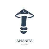 ícone do amanita no estilo na moda do projeto ícone do amanita isolado no fundo branco símbolo liso simples e moderno do ícone do ilustração do vetor ícone do amanita no estilo na moda do projeto ícone do amanita isolado no fundo branco símbolo liso simples e moderno do ícone do ilustração do vetor