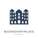 ícone do Buckingham Palace no estilo na moda do projeto ícone do Buckingham Palace isolado no fundo branco ícone do vetor do Buck ilustração royalty free ícone do Buckingham Palace no estilo na moda do projeto ícone do Buckingham Palace isolado no fundo branco ícone do vetor do Buck ilustração royalty free