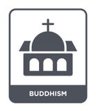 ícone do buddhism no estilo na moda do projeto ícone do buddhism isolado no fundo branco plano simples e moderno do ícone do veto ilustração do vetor ícone do buddhism no estilo na moda do projeto ícone do buddhism isolado no fundo branco plano simples e moderno do ícone do veto ilustração do vetor
