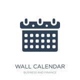ícone do calendário de parede no estilo na moda do projeto Ícone do calendário de parede isolado no fundo branco ícone do vetor d ilustração royalty free ícone do calendário de parede no estilo na moda do projeto Ícone do calendário de parede isolado no fundo branco ícone do vetor d ilustração royalty free