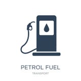 ícone do combustível da gasolina no estilo na moda do projeto ícone do combustível da gasolina isolado no fundo branco ícone do v ilustração stock ícone do combustível da gasolina no estilo na moda do projeto ícone do combustível da gasolina isolado no fundo branco ícone do v ilustração stock