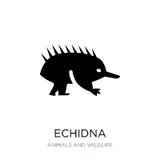 ícone do echidna no estilo na moda do projeto ícone do echidna isolado no fundo branco símbolo liso simples e moderno do ícone do ilustração royalty free ícone do echidna no estilo na moda do projeto ícone do echidna isolado no fundo branco símbolo liso simples e moderno do ícone do ilustração royalty free