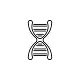 Ícone do esboço da sequência do ADN do órgão humano Os sinais e os símbolos podem ser usados para a Web, logotipo, app móvel, UI, ilustração do vetor Ícone do esboço da sequência do ADN do órgão humano Os sinais e os símbolos podem ser usados para a Web, logotipo, app móvel, UI, ilustração do vetor