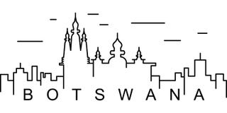 Ícone do esboço de Botswana Pode ser usado para a Web, logotipo, app móvel, UI, UX ilustração do vetor Ícone do esboço de Botswana Pode ser usado para a Web, logotipo, app móvel, UI, UX ilustração do vetor