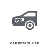 ícone do tampão de gasolina do carro da coleção das peças do carro ilustração royalty free ícone do tampão de gasolina do carro da coleção das peças do carro ilustração royalty free