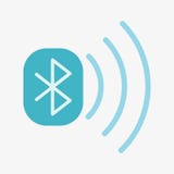 Ícone do vetor de Bluetooth ilustração royalty free Ícone do vetor de Bluetooth ilustração royalty free