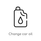 ícone do vetor do óleo do carro da mudança do esboço linha simples preta isolada ilustra??o do elemento do conceito dos mechanico ilustração do vetor ícone do vetor do óleo do carro da mudança do esboço linha simples preta isolada ilustra??o do elemento do conceito dos mechanico ilustração do vetor