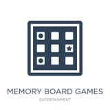 ícone dos jogos de mesa da memória no estilo na moda do projeto ícone dos jogos de mesa da memória isolado no fundo branco vetor ilustração stock ícone dos jogos de mesa da memória no estilo na moda do projeto ícone dos jogos de mesa da memória isolado no fundo branco vetor ilustração stock