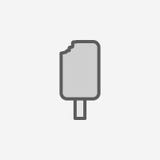 ícone mordido do esboço do campo do gelado Elemento do ícone simples de 2 cores Linha fina ícone para o projeto do Web site e o d ilustração do vetor ícone mordido do esboço do campo do gelado Elemento do ícone simples de 2 cores Linha fina ícone para o projeto do Web site e o d ilustração do vetor