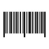 Ícone realístico do código de barras ilustração do vetor Ícone realístico do código de barras ilustração do vetor
