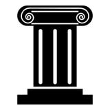 Ícone romano da coluna, estilo simples ilustração royalty free Ícone romano da coluna, estilo simples ilustração royalty free
