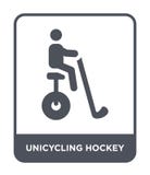 ícone unicycling do hóquei no estilo na moda do projeto ícone unicycling do hóquei isolado no fundo branco ícone unicycling do ve ilustração stock ícone unicycling do hóquei no estilo na moda do projeto ícone unicycling do hóquei isolado no fundo branco ícone unicycling do ve ilustração stock