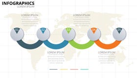 4 ícones infographic porções do vetor e do mercado do projeto podem ser uso ilustração stock 4 ícones infographic porções do vetor e do mercado do projeto podem ser uso ilustração stock