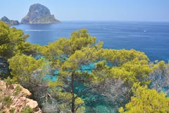 Île d'es Vedra photos stock Île d'es Vedra photos stock