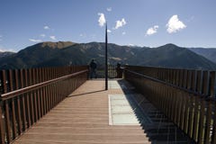 Άποψη Mirador del Roc del Quer, Ανδόρα στοκ φωτογραφία με δικαίωμα ελεύθερης χρήσης Άποψη Mirador del Roc del Quer, Ανδόρα στοκ φωτογραφία με δικαίωμα ελεύθερης χρήσης