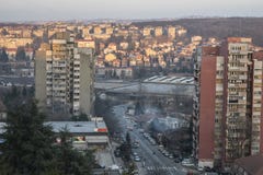 Άποψη από το πεζούλι στο δήμο rakovica στοκ εικόνες Άποψη από το πεζούλι στο δήμο rakovica στοκ εικόνες