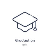 Γραμμικό εικονίδιο βαθμολόγησης mortarboard από τη συλλογή περιλήψεων εκπαίδευσης Λεπτό εικονίδιο βαθμολόγησης γραμμών mortarboar ελεύθερη απεικόνιση δικαιώματος Γραμμικό εικονίδιο βαθμολόγησης mortarboard από τη συλλογή περιλήψεων εκπαίδευσης Λεπτό εικονίδιο βαθμολόγησης γραμμών mortarboar ελεύθερη απεικόνιση δικαιώματος