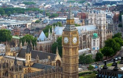 Εναέρια άποψη της Αγγλίας Λονδίνο Big Ben και του Κοινοβουλίου στοκ εικόνα με δικαίωμα ελεύθερης χρήσης Εναέρια άποψη της Αγγλίας Λονδίνο Big Ben και του Κοινοβουλίου στοκ εικόνα με δικαίωμα ελεύθερης χρήσης
