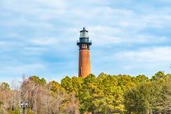 Ιστορικός φάρος παραλιών Currituck στοκ φωτογραφίες με δικαίωμα ελεύθερης χρήσης Ιστορικός φάρος παραλιών Currituck στοκ φωτογραφίες με δικαίωμα ελεύθερης χρήσης