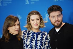 Ιωάννα Hogg, τιμή swinton-Byrne και Tom Burke στοκ εικόνες Ιωάννα Hogg, τιμή swinton-Byrne και Tom Burke στοκ εικόνες