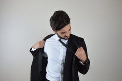 Νέα συναισθηματική πίεση επιχειρηματιών και τρυπημένος στοκ φωτογραφίες Νέα συναισθηματική πίεση επιχειρηματιών και τρυπημένος στοκ φωτογραφίες