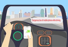 Συνομιλία app ρολογιών smartphone εκμετάλλευσης οδηγών ελεύθερη απεικόνιση δικαιώματος Συνομιλία app ρολογιών smartphone εκμετάλλευσης οδηγών ελεύθερη απεικόνιση δικαιώματος