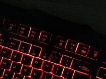 Το πληκτρολόγιο τυχερού παιχνιδιού λάμπει με τα πολύχρωμα κλειδιά στοκ φωτογραφία Το πληκτρολόγιο τυχερού παιχνιδιού λάμπει με τα πολύχρωμα κλειδιά στοκ φωτογραφία