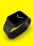 Дозор 4 Яблока, 44mm, черное стальное smartwatch, аналоговое представление бесплатная иллюстрация Дозор 4 Яблока, 44mm, черное стальное smartwatch, аналоговое представление бесплатная иллюстрация