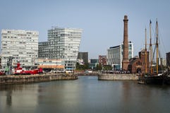 Дом насоса, хитрый док, Ливерпуль, Великобритания стоковая фотография rf Дом насоса, хитрый док, Ливерпуль, Великобритания стоковая фотография rf