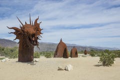 Дракон Borrego Springs стоковое фото rf Дракон Borrego Springs стоковое фото rf