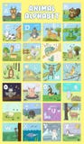 Алфавит и животный набор вектора иллюстрация Образование для детей, preschool, милый, плакат Характеры живой природы руки вычерче иллюстрация вектора Алфавит и животный набор вектора иллюстрация Образование для детей, preschool, милый, плакат Характеры живой природы руки вычерче иллюстрация вектора