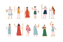 Боги набор олимпийца греческие, Аполлон, Hera, Dionysus, Зевс, Demetra, Hermes, Clio, Artemis, Афродита, Poseidon, старое иллюстрация вектора Боги набор олимпийца греческие, Аполлон, Hera, Dionysus, Зевс, Demetra, Hermes, Clio, Artemis, Афродита, Poseidon, старое иллюстрация вектора
