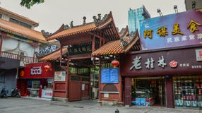 Буддийский висок в Nanning, Китае стоковое фото rf Буддийский висок в Nanning, Китае стоковое фото rf