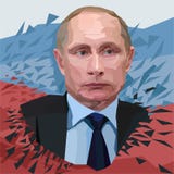 Вектор Владимир Путин, президент иллюстрации портрета России полигональной на белой предпосылке иллюстрация вектора Вектор Владимир Путин, президент иллюстрации портрета России полигональной на белой предпосылке иллюстрация вектора