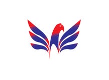 Голова орла с открытым лозунгом крыльев для дизайна логотипа бесплатная иллюстрация Голова орла с открытым лозунгом крыльев для дизайна логотипа бесплатная иллюстрация